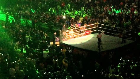 Triple H Entrance At Wwe Live Msg Youtube