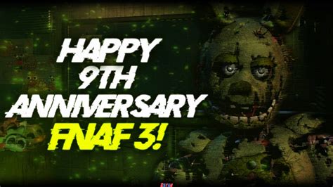 Fnaf C4d Happy 9th Anniversary Fnaf 3 By Therayan2802 On Deviantart