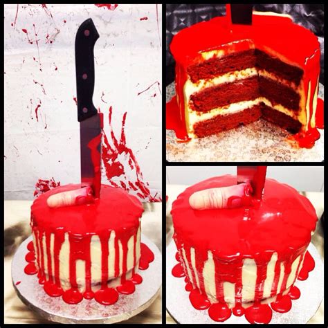 Tarta Red Velvet Para Halloween Por Sanlicious