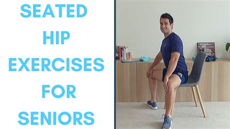 Hip Exercises For Seniors Seated Hip Stretches For Seniors — More