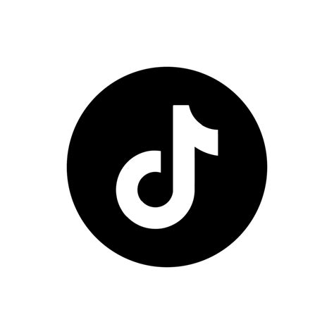 TikTok Logo PNG Transparent Icon For App Design