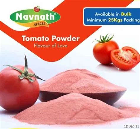 Red 25kg Navnath Tomato Powder Packaging Type HDPE BAG At Rs 160