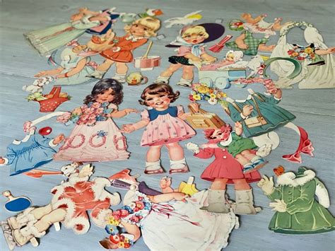 RARE Vintage Paper Doll Collection/Originals/Vintage Paper Dolls/Paper ...