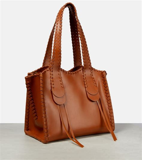 Chloé Mony Medium leather tote bag Chloe