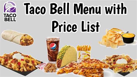 Taco Bell Menu with Prices 2025 Canada [UPDATED]