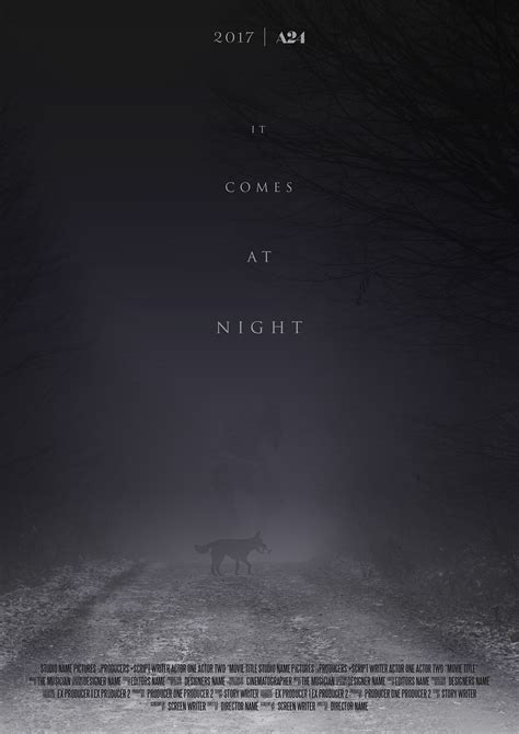 It comes at night : alternative movie poster :: Behance