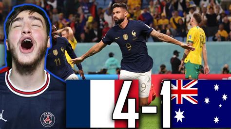 GIROUD EQUALS HENRY RECORD FRANCE 4 1 AUSTRALIA Match Reactions