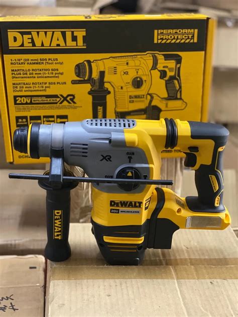 Dewalt Dch293b Brushless Rotary Hammer 20v Xr Lithium Ion 1 1 8 Inch Sds Plus L