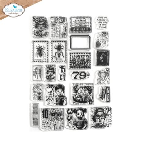 Elizabeth Craft Clear Stamps Postage 1 810003539991