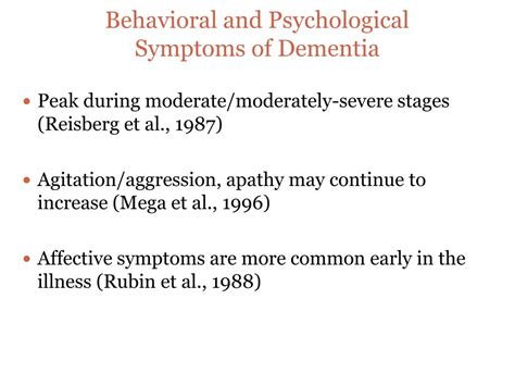 Ppt Management Of Agitation And Aggression Associated With Alzheimer