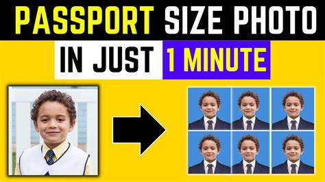 How To Make Passport Size Photo Online Without Photoshop Youtube