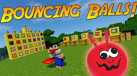 Bouncing Balls [1 11] Minecraft Mod Showcase Youtube