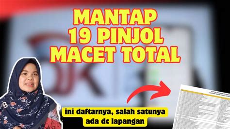 HORE PANEN PINJOL BANGKRUT 2024 DAFTAR PINJOL MACET PARAH DIAWAL