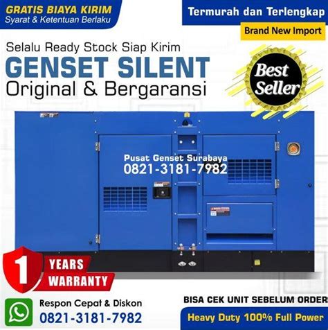 Jual Genset Silent 60 Kva 50 Kva 30 Kva Isuzu Murah Genset 30 Kva