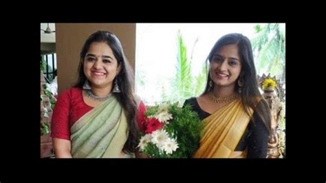 Sisters Love ️ ️ ️😍😍santhwanam Fame Gopika Anil And Sister Keerthana Anil Cute Photos Youtube