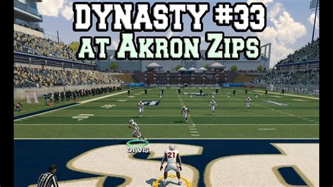 Ncaa Revamped Dynasty Ep Battling The Akron Zips Youtube