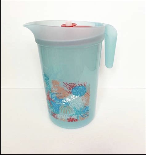 Tupperware 1 Gal Pitcher With Infuser 4 16Oz Tumblers Treasures Of