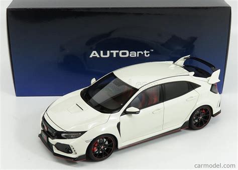 AUTOART 73266 Scale 1 18 HONDA CIVIC TYPE R FK8 2017 WHITE