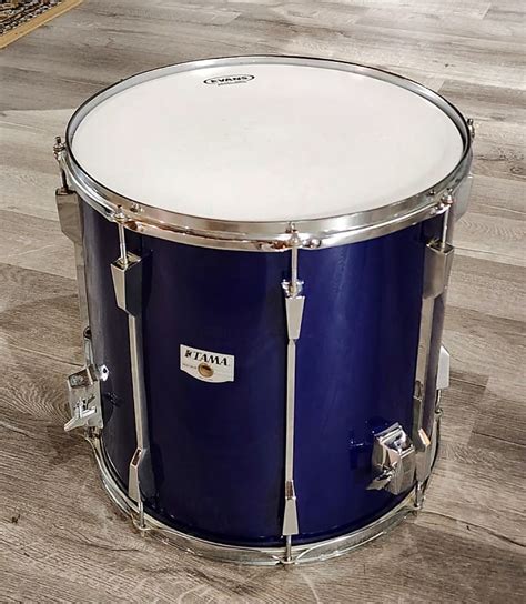 Used Vintage Tama Rockstar Dx Floor Tom X Blue Mij Reverb