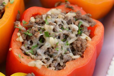 Classic Stuffed Peppers Easy Ground Beef Recipe In Under 30 Minutes