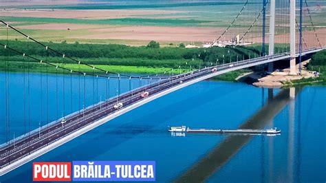 Podul Suspendat Peste Dunare De La Braila La De Zile De La