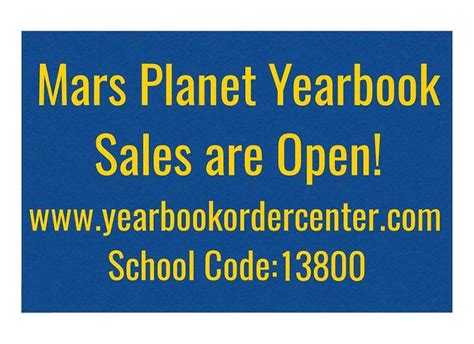 High School Yearbook Sales Available Online | Mars Area High School