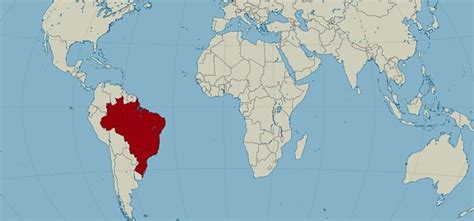 Brazil World Map