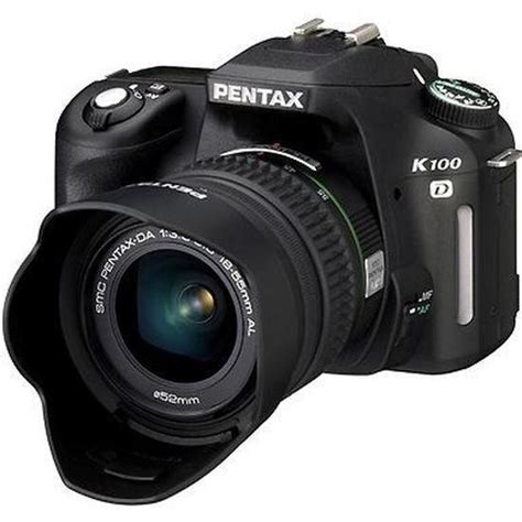 Reflexo K100D Preto Pentax Pentax DA 18 55mm F 3 5 5 6 AL F 3 5 5 6