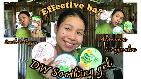 Dw Soothing Gel Review Aloevera Snail Collagen Ice Age Aloe Review