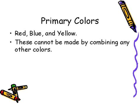 color theory primary colors red blue  yellow