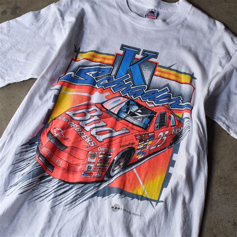 楽天市場中古90 s FRUIT OF THE LOOM Ken Schrader ケンシュレーダー 25 レーシングTシャツ