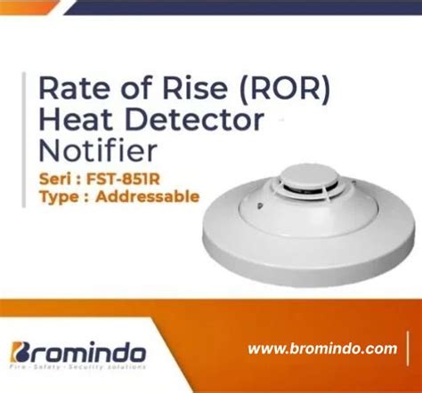 Jual Rate Of Rise Heat Detector Addressable Fst R Notifier Bromindo