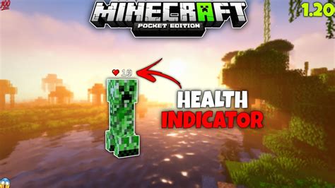 Health Indicator Mod For Minecraft Pe Working Youtube