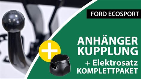 Anh Ngerkupplung Starr Ford Ecosport Brink Komplettsatz Montage Von