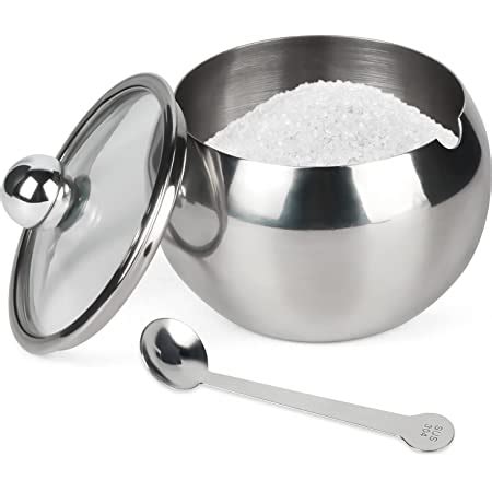 Amazon Frieling Usa Stainless Steel Sugar Bowl And Spoon