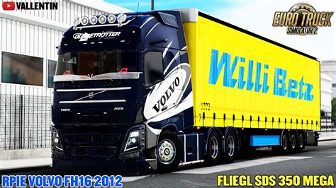 Euro Truck Simulator 2 [v 1 47 Mods] Rpie Volvo Fh16 2012 And Fliegl