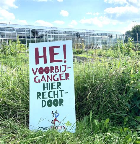 Stadsjochies Bord Oostkrant Verhalen Maken De Buurt