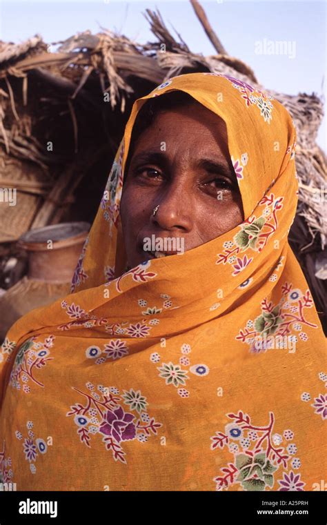 A Balochi Woman Living In The Rural And Remote Area Of Awaran In