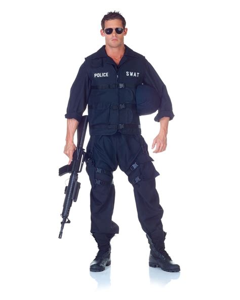 Adult Men Swat Costume 6499 The Costume Land