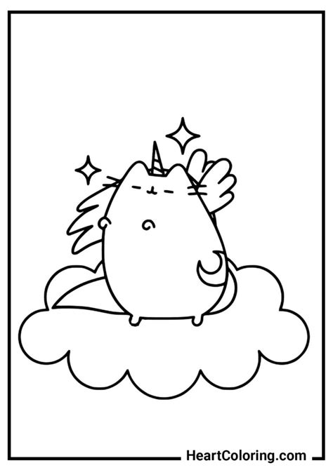 Pusheen Ausmalbilder Zum Ausdrucken Und Herunterladen