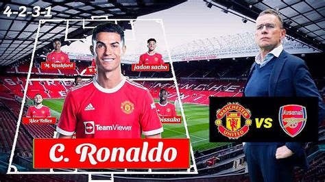 Manchester United Vs Arsenal Potential Line Up Manchester United