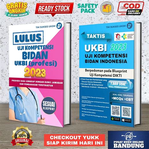 Jual BUKU UKBI UKBIDAN UJI KOMPETENSI BIDAN INDONESIA 2023 TERBARU