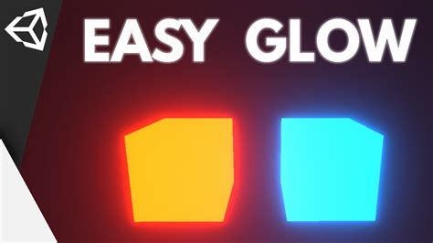 Easy Glow Effect Shader Graph Tutorial Unity Youtube