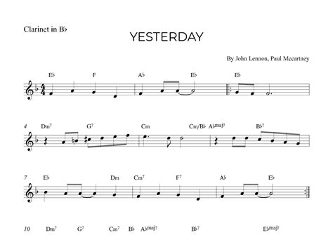 Yesterday Arr Alex Nunes Rodrigues Sheet Music Adam Levine Tony