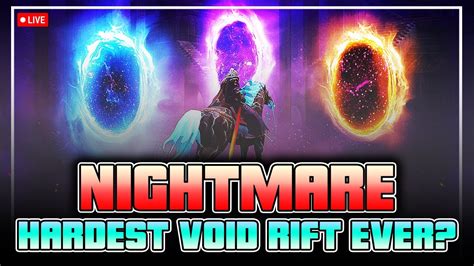 Nightmare Void Rift Hardest Rotation Yet All Battles