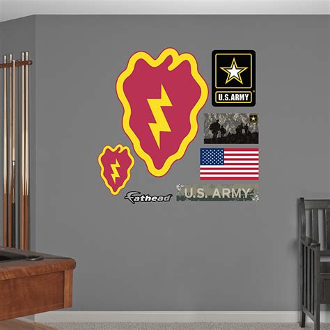 25th Infantry Insignia Logo Wall Decal | Shop Fathead® for Army Decor