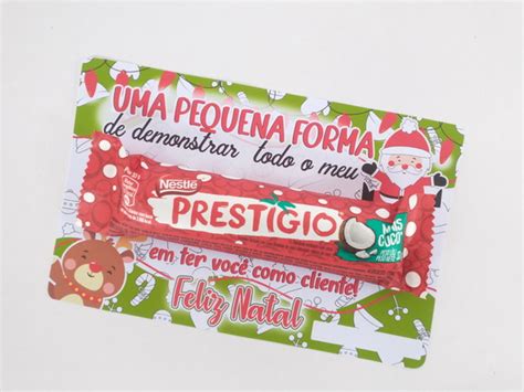 Cartão Prestígio De Natal Elo7 Produtos Especiais