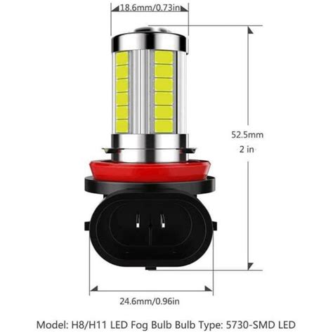 Jual Foglamp Led Lampu Kabut Mata H V Mobil Super Terang