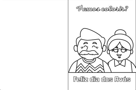 Cartão dia dos Avós 11 ideias criativas e modelos para imprimir