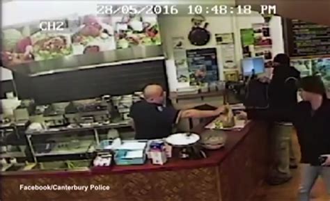 New Zealand Shop Owner Ignores Pistol Wielding Robber Serves Customer